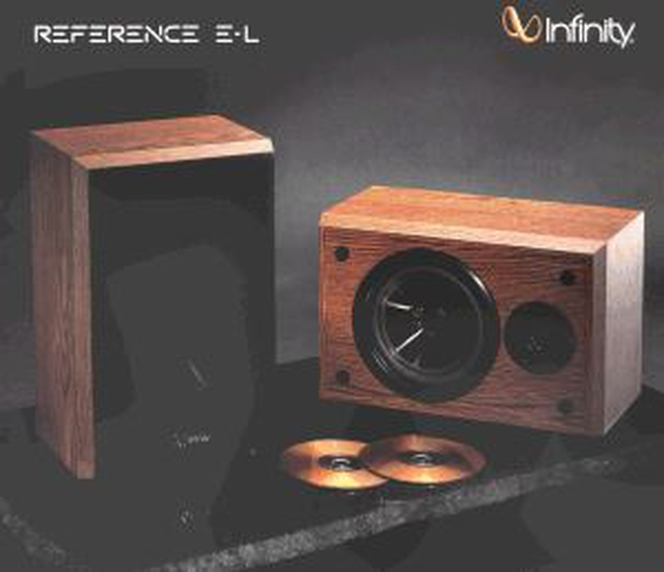 REFERENCE EL VIDEO - Black - 2-Way 75 Watt Single 5.25 inch Speaker Center Channel Speaker - Hero